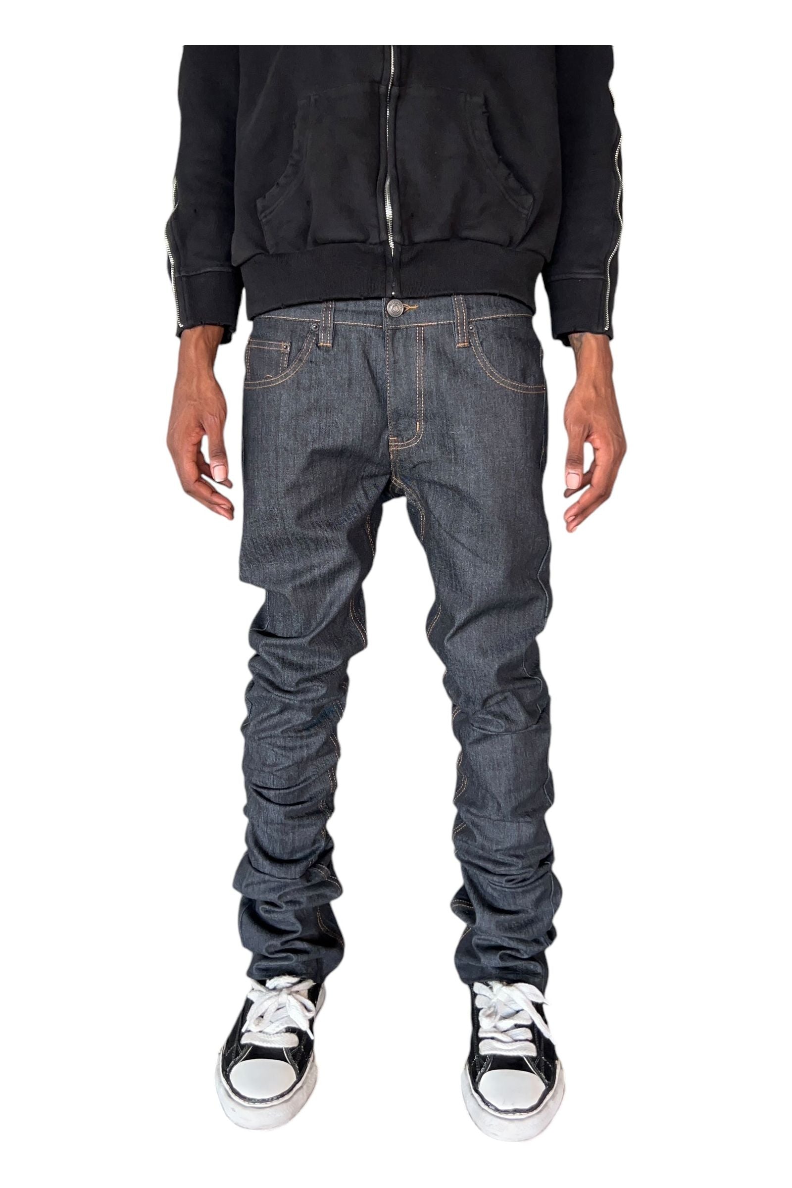 Raw Timber Stacked Denim